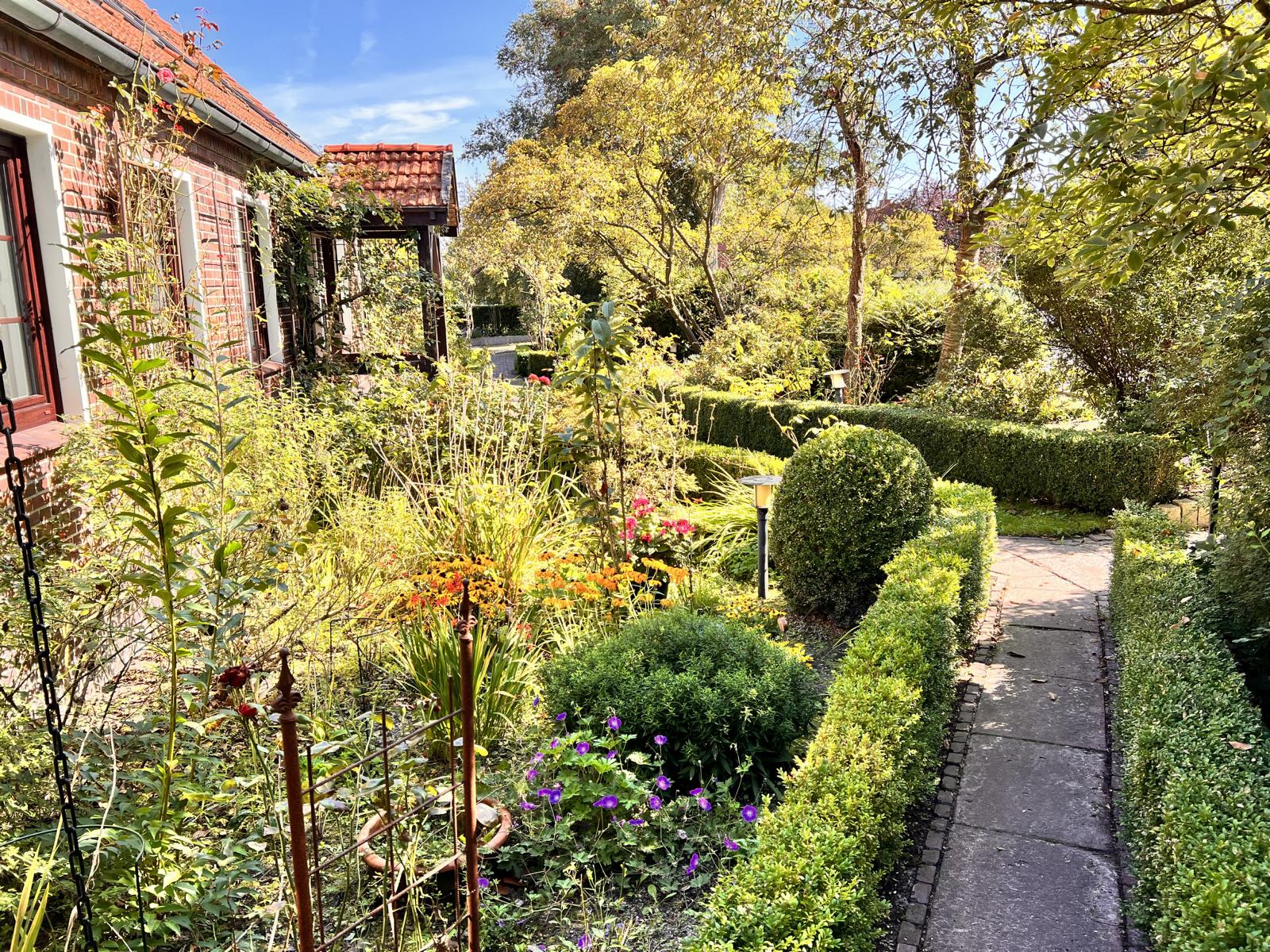 Pension Forke - Eingangsbereich mit Dekoration